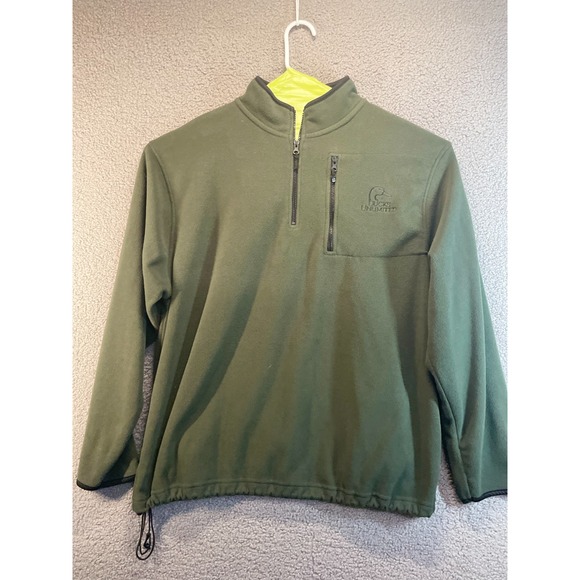 Ducks Unlimited Other - Ducks Unlimited Fleece Jacket Mens 2XL‎ Green Long Sleeve Pullover 1/4 Zip